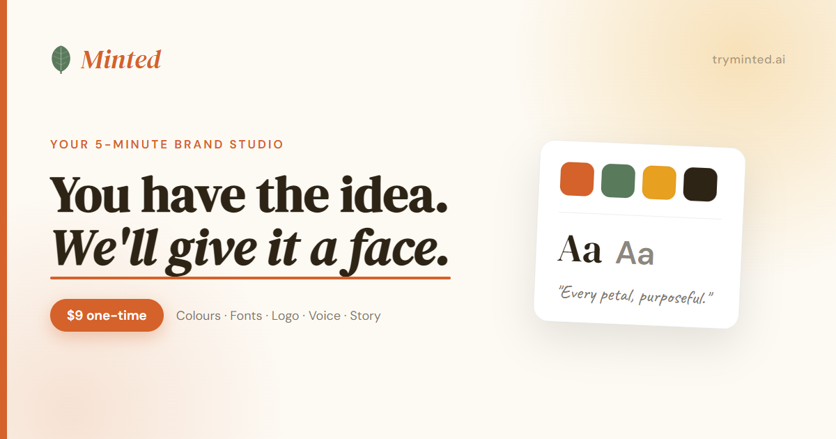 Minted (tryminted.ai) preview